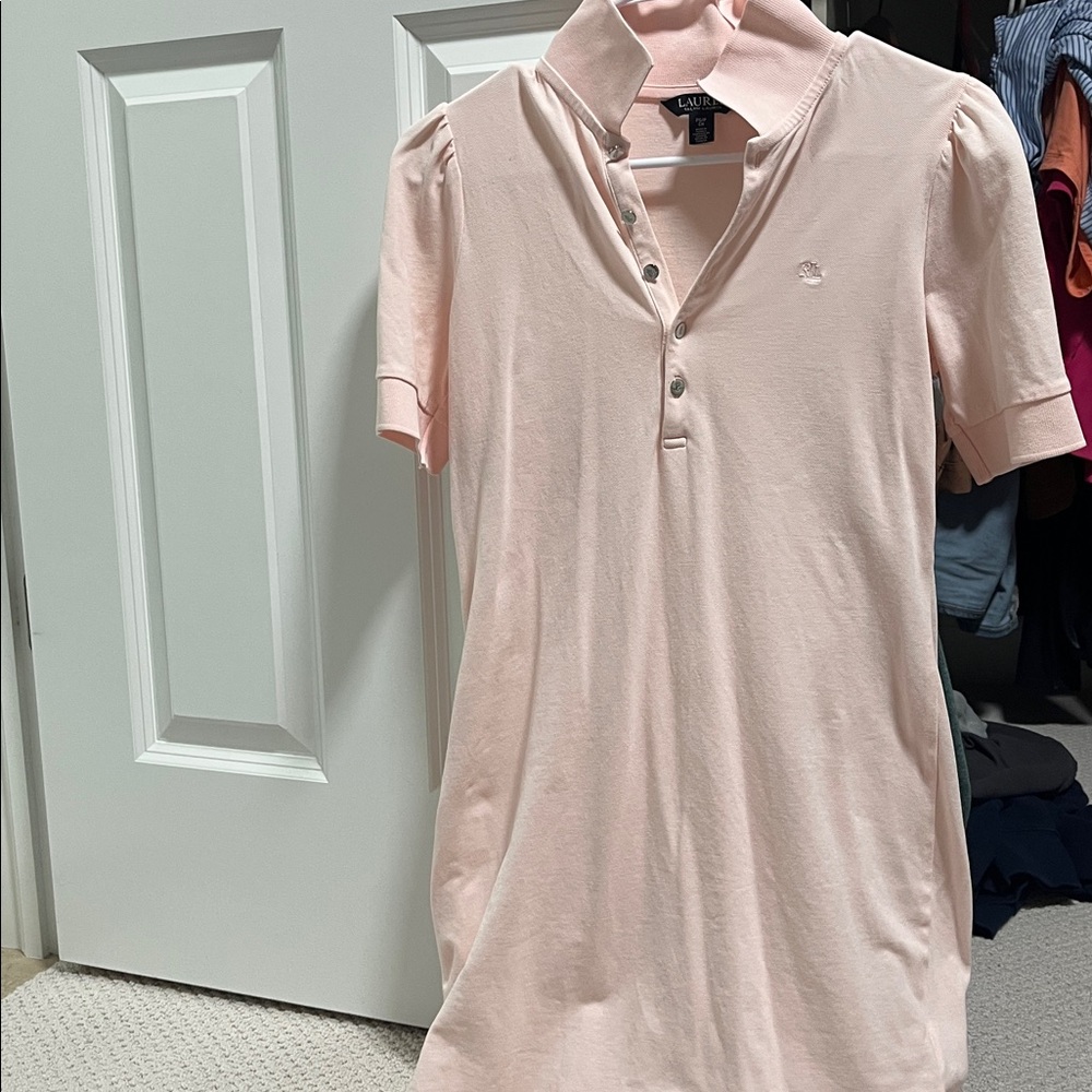 Ralph Lauren Light Pink Polo Shirt